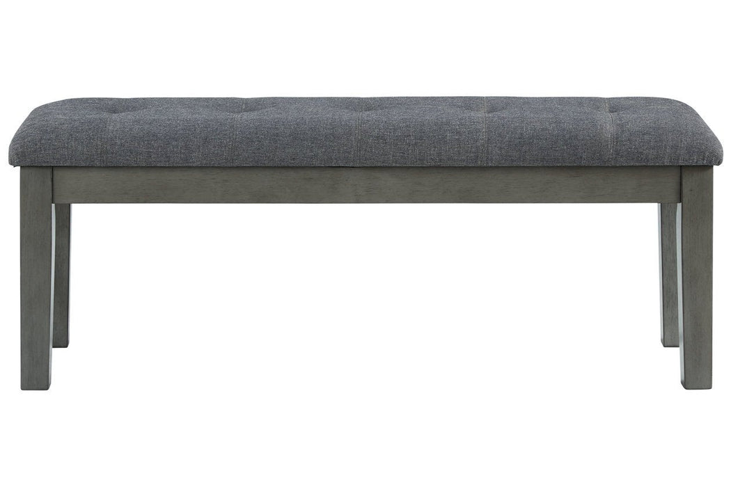 Hallanden Two - tone Gray 50" Dining Bench - Gate FurnitureAccent Bench