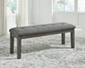 Hallanden Two - tone Gray 50" Dining Bench - Gate FurnitureAccent Bench