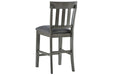 Hallanden Two - tone Gray Counter Height Bar Stool (Set of 2) - Gate FurnitureDining Chair