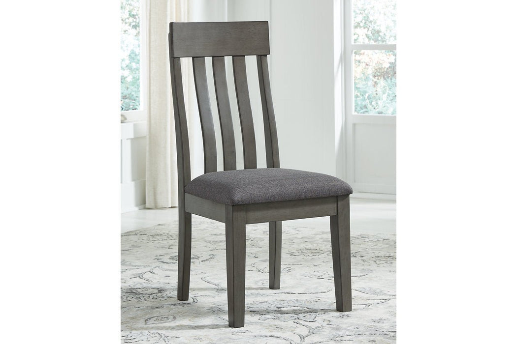 Hallanden Two - tone Gray Dining Chair (Set of 2) - Gate FurnitureDining Chair