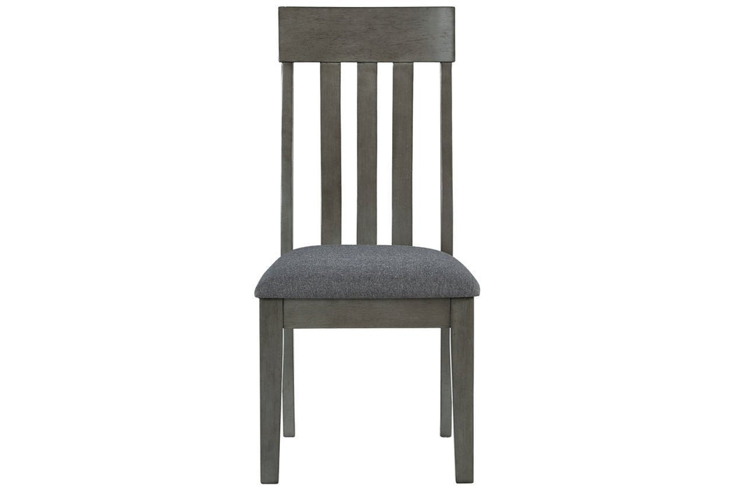 Hallanden Two - tone Gray Dining Chair (Set of 2) - Gate FurnitureDining Chair