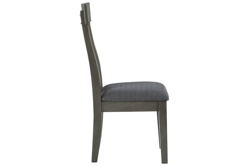 Hallanden Two - tone Gray Dining Chair (Set of 2) - Gate FurnitureDining Chair