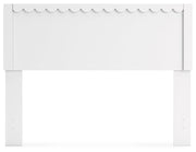 Hallityn Full Panel Headboard with Dresser, Chest and 2 Nightstands in White - PKG019034