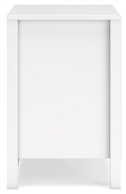 Hallityn Full Panel Headboard with Dresser, Chest and Nightstand in White - PKG018835