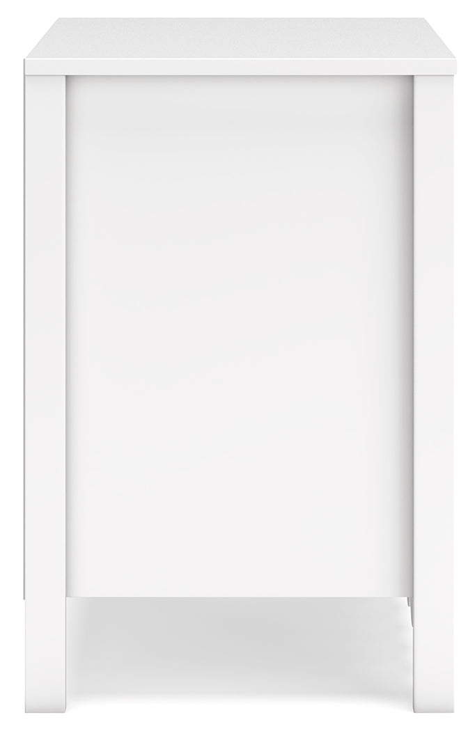 Hallityn Full Tent Bed with Dresser and Nightstand in White - PKG018825