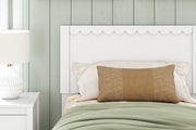Hallityn Twin Panel Headboard with Dresser and Chest in White - PKG018830