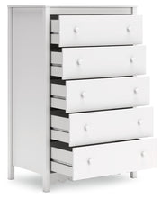 Hallityn Twin Platform Bed with Dresser and Chest in White from Ashley - Lara Furniture