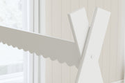 Hallityn Twin Tent Bed with Dresser and Chest in White - PKG018822