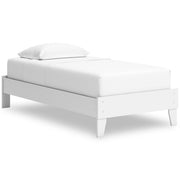 Hallityn White Youth Platform Bedroom Set from Ashley - Lara Furniture