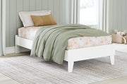 Hallityn White Youth Platform Bedroom Set from Ashley - Lara Furniture