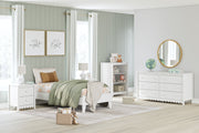 Hallityn White Youth Platform Bedroom Set from Ashley - Lara Furniture