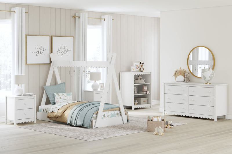 Hallityn White Youth Tent Bedroom Set - Lara FurnitureYouth Bedroom Set