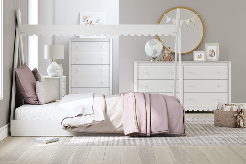 Hallityn White Youth Tent Bedroom Set - Lara FurnitureYouth Bedroom Set