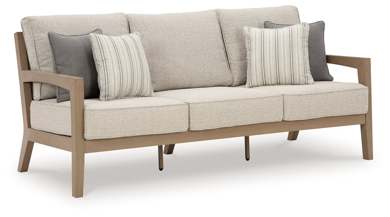 Hallow Creek Outdoor Sofa with Cushion - P560-838