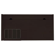 Halston 47-inch 2-drawer Office Desk with Cabinet Cappuccino - 800702