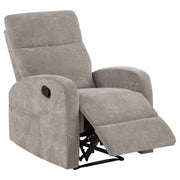Hamilton 3-piece Chenille Manual Reclining Sofa Set Sand - 603371-S3