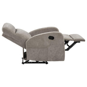 Hamilton 3-piece Chenille Manual Reclining Sofa Set Sand - 603371-S3