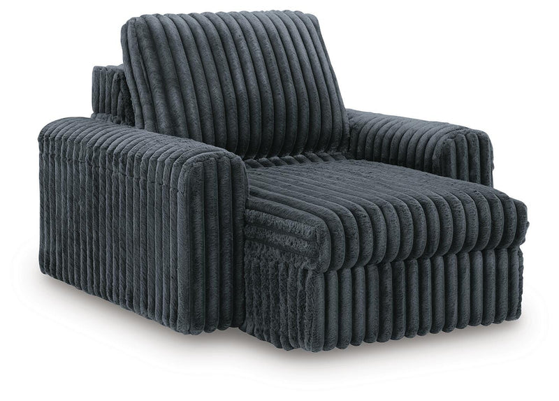 HamlinBay Gunmetal Power Gliding Chaise - PC8680515P