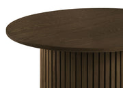 Hamlyn 5-piece Round Wood Counter Height Dining Set Black and Walnut - 193938WAL-S5C