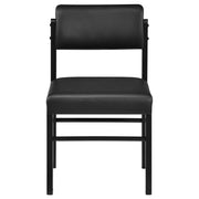 Hamlyn 5-piece Round Wood Dining Set Black - 193930BLK-S5C