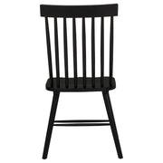 Hamlyn 5-piece Round Wood Dining Set Black - 193930BLK-S5G