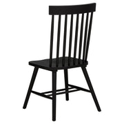 Hamlyn 5-piece Round Wood Dining Set Black - 193930BLK-S5G