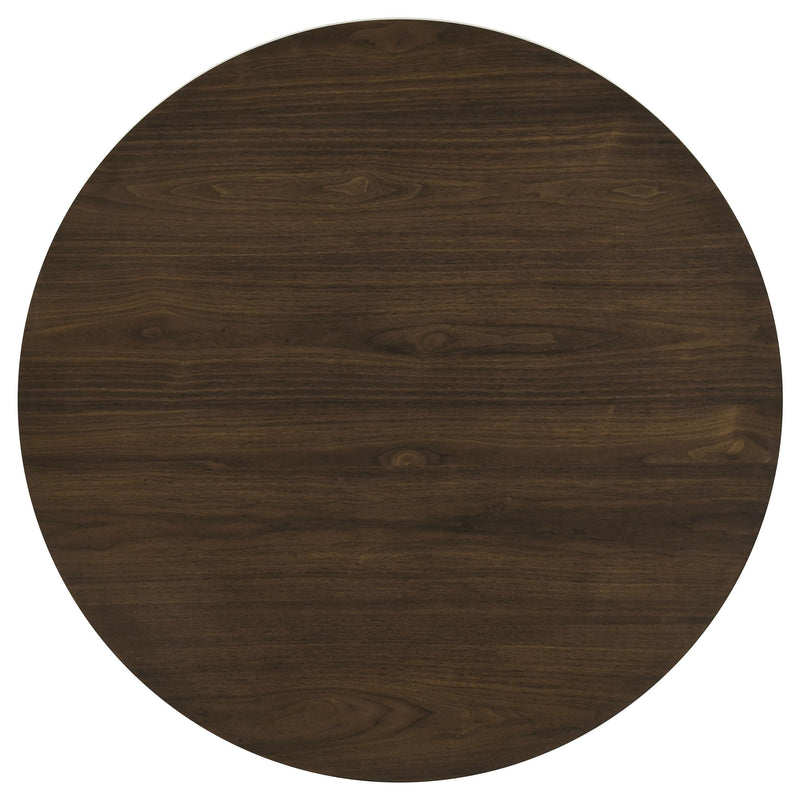 Hamlyn 5-piece Round Wood Dining Set Walnut - 193930WAL-S5F