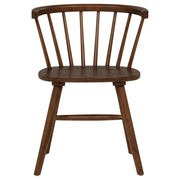 Hamlyn 5-piece Round Wood Dining Set Walnut - 193930WAL-S5F