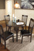 Hammis Dark Brown 5 - Piece Drop Leaf Dining Set - Gate FurnitureDining Room Set