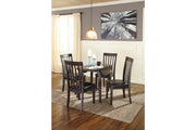 Hammis Dark Brown Dining Drop Leaf Table - Lara FurnitureDining Table