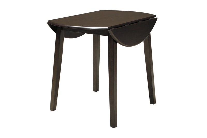 Hammis Dark Brown Dining Drop Leaf Table - Lara FurnitureDining Table