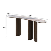 Hanale Console Table w/Natural Marble - AC04577