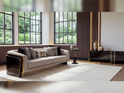 Hanedan Stationary Four Seat Lux Sofa in Cream - 200-GAB-HAN-4L