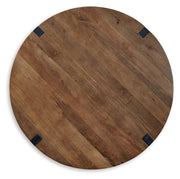Hanneforth Brown/Black Coffee Table - T726-8