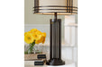 Hanswell Dark Brown Table Lamp - Gate FurnitureTable Lamp