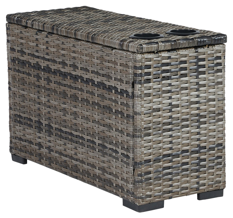 Harbor Court Console with Drink Holders - P459-853 - Lara Furniture