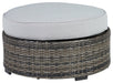 Harbor Court Ottoman with Cushion - Gate FurnitureOutdoor Ottoman