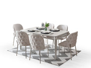 Hare Dining Table in White - 200-ALT-HAR-WHT-DT-6