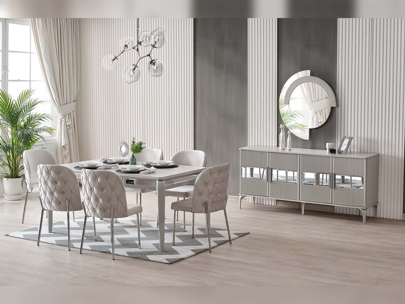 Hare Dining Table in White - 200-ALT-HAR-WHT-DT-6