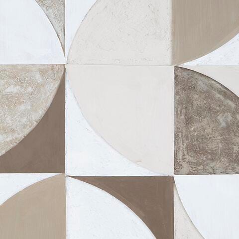 Harelman Tan/Taupe/White Wall Art - A8000502