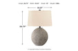 Harif Beige Table Lamp - Gate FurnitureTable Lamp