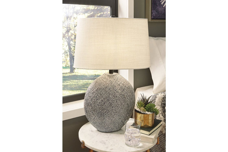 Harif Beige Table Lamp - Lara FurnitureTable Lamp