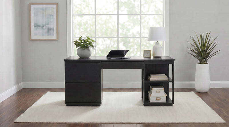 Harkes 75-inch 3-drawer Computer Desk with Adjustable Shelf Coffee Bean - 800798
