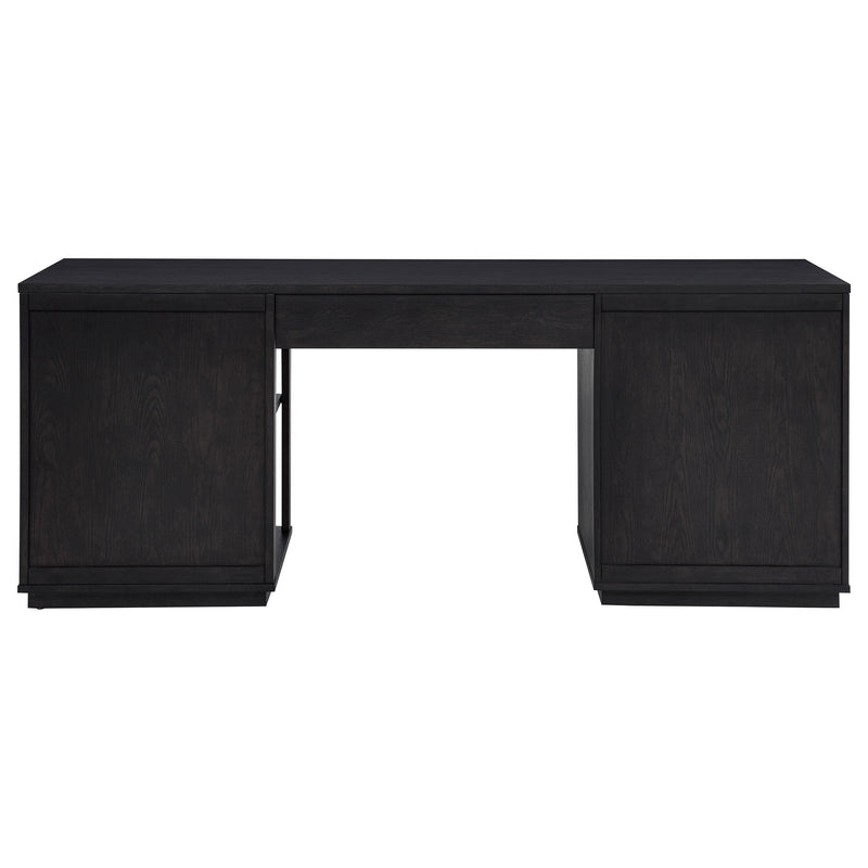 Harkes 75-inch 3-drawer Computer Desk with Adjustable Shelf Coffee Bean - 800798