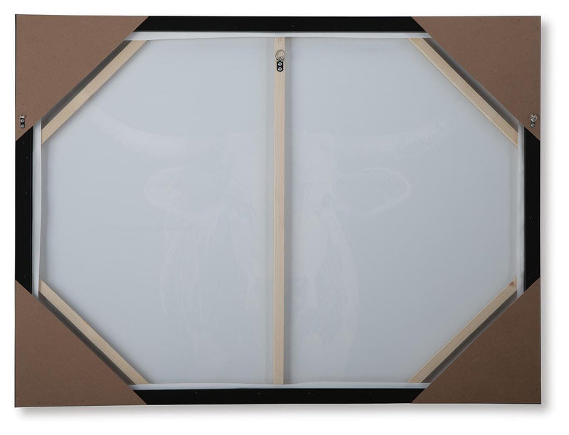 Harlandale Black/White/Brown Wall Art - A8000467