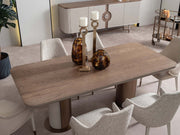 Harmony Diningroom (Consol With Mirror & Dining Table & 6 Dining Chair) - 200-GAB-HAR-DT-6-SET
