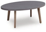 Harmony Headlands Natural/Gray Outdoor Coffee Table - PCP428-701