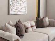 Harmony Stationary Four Seater Sofa in Cream - 200-GAB-HAR-4