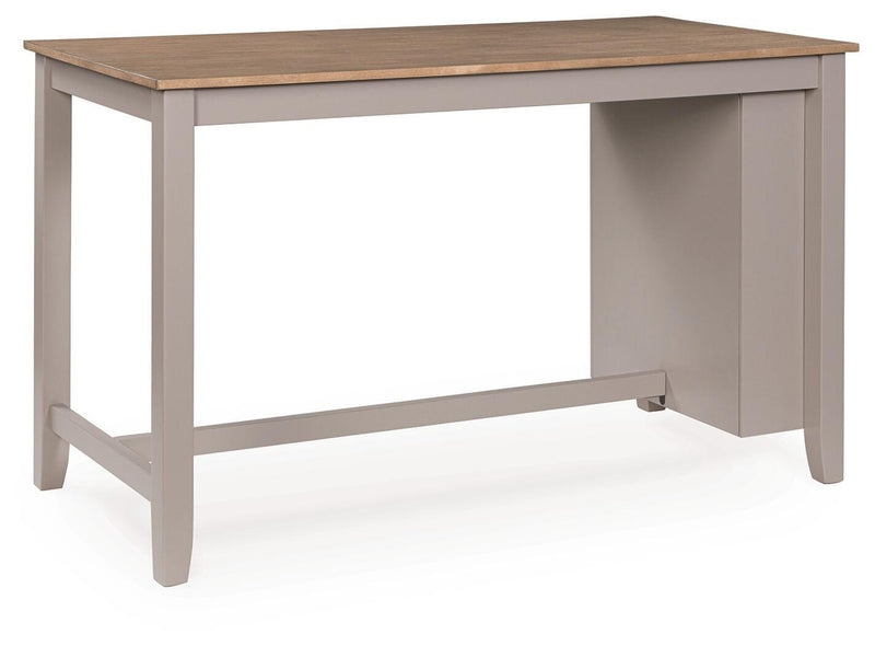 Harperfeld Natural/Gray Counter Height Dining Table - PCD403-13