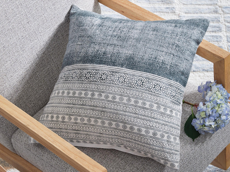 Harperville Blue/White Pillow - A1001127P